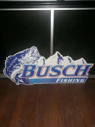 Busch Beer Fishing Sign