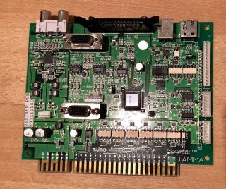 Taito Jvs / Amp I - O Interface Circuit Board K91x1025 Pcb Jamma