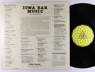 V/A - Iowa Ear Music LP - Cornpride - Private Jazz Synth VG, 2