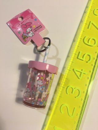 Sanrio Japan My Melody Mini Tumbler Cup Container Key Chain Charm