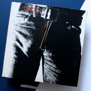 1971 Andy Warhol Zipper Art Cover The Rolling Stones Vinyl Lp Ex,