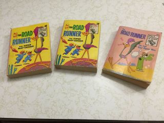 Little Flip Books (3) Warner Bros Looney Tunes Road Runner Plymouth Wile Coyote