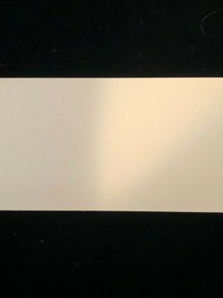 Donald Trump signed Business card Fifth ave.  Address 4