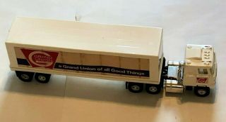 Vintage Grand Union Grocery Store Processed Plastic Corp 18 Wheel Truck 1970 