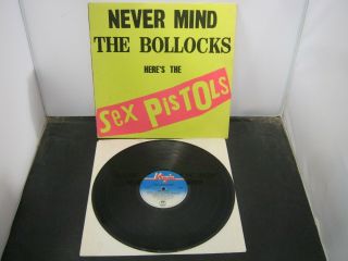 Vinyl Record Album Never Mind The Bollocks Here 