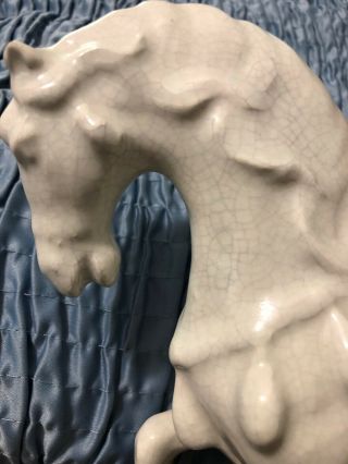 Trojan Horse Statue Vintage Ceramic Figure Home Accents Shelf Decor 2