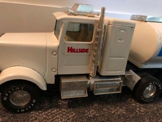 Vintage Nylint Hillside Dairy Products Freightliner Semi Truck Milk Tanker USA 5
