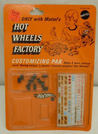 Vintage Hot Wheels Factory Customizing Pak Moc 4369 1969 Not Complete