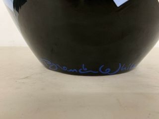 Brenda White Ceramic Vase Donald Duck Disney 1 Of 1 3