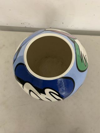 Brenda White Ceramic Vase Donald Duck Disney 1 Of 1 6