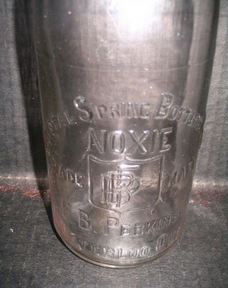 Noxie Bottle Embossed Early Moxie Nerve Food Imitator Waterloo Quebec Rare