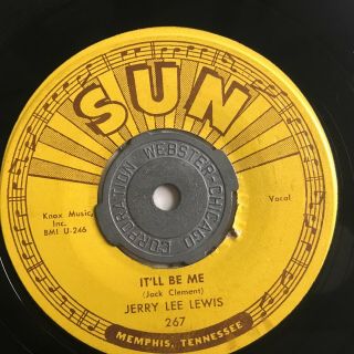 Jerry Lee Lewis 45 RPM SUN 267 Whole Lotta Shakin ' Going On 1957 HEAR 3