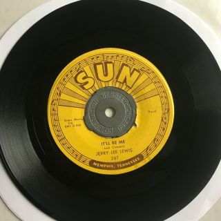 Jerry Lee Lewis 45 RPM SUN 267 Whole Lotta Shakin ' Going On 1957 HEAR 4