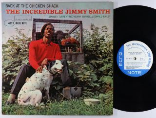 Jimmy Smith - Back At The Chicken Shack Lp - Blue Note Mono Rvg Ear Ny Usa