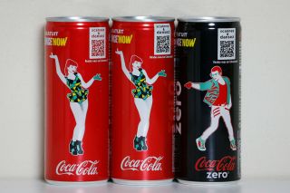2014 Coca Cola 3 Cans Set From France,  Dance Now (250ml)