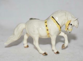 Hagen Renaker Mini Head Down Circus Pony W/yellow Harness Horse Figurine