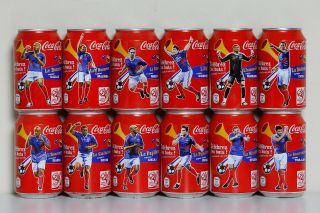 2010 Coca Cola 12 Cans Set From France,  2010 Fifa World Cup (steel)