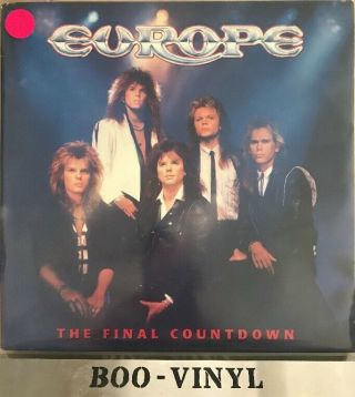 Europe - The Final Countdown - 1986 England - Epic - Epc 26808 - Vinyl Lp Ex,