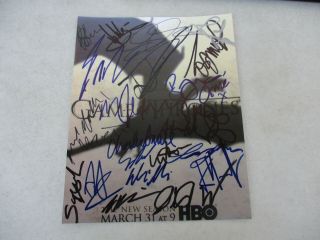 Game of Thrones Signed x 20 Photo Actual Autographs GOT Fantasy HBO Real 6