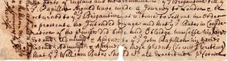 1718,  Newport,  R.  Island,  William Bates,  failed to pay for ship and journey,  sig 2