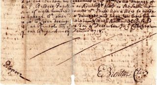1718,  Newport,  R.  Island,  William Bates,  failed to pay for ship and journey,  sig 4
