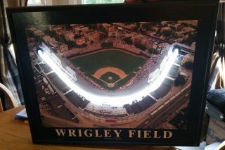 Wrigley Field Chicago Cubs Stadium Baseball Neon Light Up Sign - Neonetics Inc