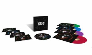Kiss Solo Albums 40th Anniversary Box Set Colored Vinyl 180g,  Posters,  Slipmat