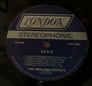 The ROLLING STONES - 12 x 5 - LP London Records PS - 402 Stereo 1964 4