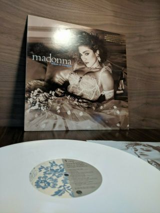 Madonna Like A Virgin Master Disk White Vinyl Promo Vg,