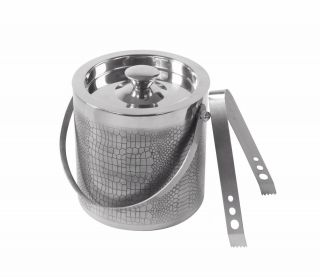 Premium Quality Stainless Steel Ice Bucket With Tong - Reptile