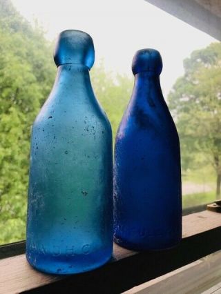 Lomax,  WHH,  two cobalt blob sodas from CHICAGO,  ILLINOIS 2