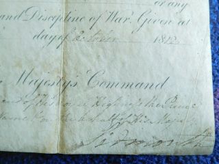 King George IV signed document as prince regent 3