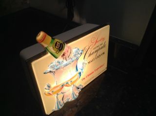 Vintage Golden Champale Malt Liquor 1979 Lighted Bar Sign 2