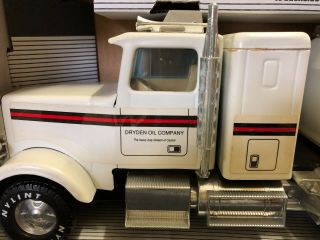 Vintage Nylint Freightliner Drydene Oil Company Semi Truck Tanker W/Box USA 2