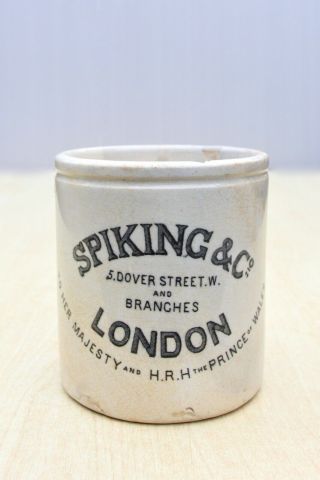 Vintage 1920s 1lb Spiking & Co London Her Majesty&hrh Prnce Wales Marmalade Pot