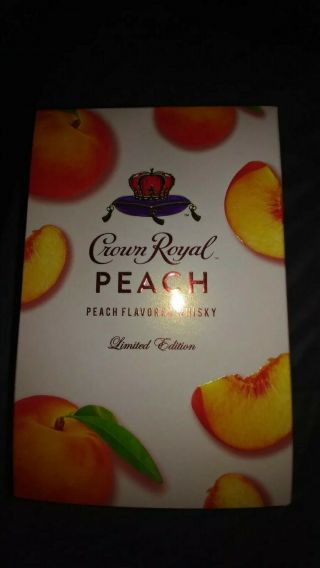 Crown Royal Peach Rare Collector 
