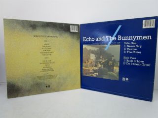 Echo & The Bunnymen Songs To Learn & Sing Live Royal Albert Hall Vinyl Record LP 2