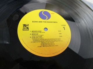 Echo & The Bunnymen Songs To Learn & Sing Live Royal Albert Hall Vinyl Record LP 3