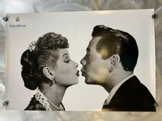 Apple Think Different Poster Lucy And Desi I Love Lucy