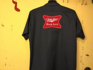 Miller High Life Beer Delivery Guy Work Shirt Dickies Xl 