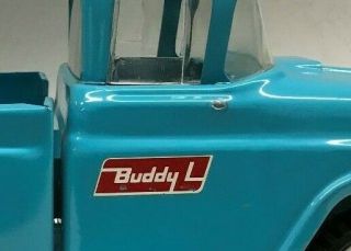 VTG.  1960 ' S BUDDY L KENNEL PICKUP TRUCK,  NO KENNEL IN BED, 6