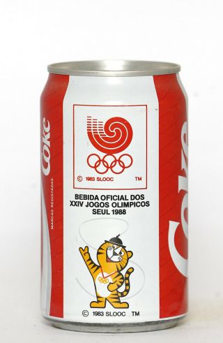 1988 Coca Cola Can From Portugal,  Xxiv Jogos Olimpicos Seul 1988