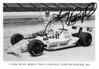 1988 Johnny Rutherford With Mac Tools Lola Buick Indy 500 Race Car 0002 - Signed