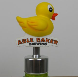 Beer Tap Handle Able Baker Brewing Beer Tap Handle Rare Figural Rubber Duck Tap 3