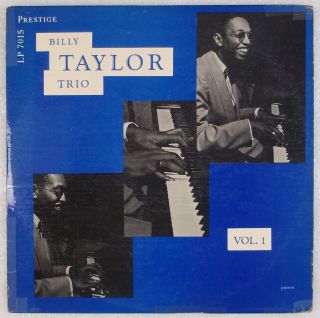 Billy Taylor Trio: Vol 1 Us Prestige Lp 7015 W50th Orig Dg Jazz Lp Hear