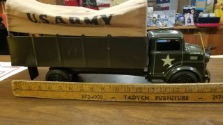 Marx Army Supply Truck Transport 50s " Vg,  W/box