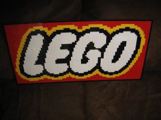 Lego Large Lego Logo Sign 15 X 30 Inchs Awesome For Playroom/ Bedroom