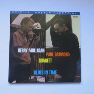 Gerry Mulligan Paul Desmond Quartet Blues In Time Mfsl Lp 200 Gram Vinyl Album