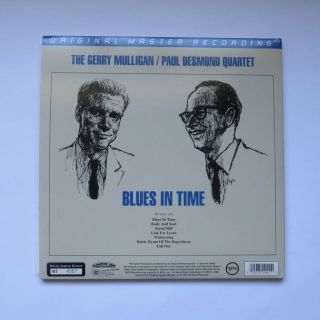 Gerry Mulligan Paul Desmond Quartet Blues In Time MFSL LP 200 Gram Vinyl Album 4