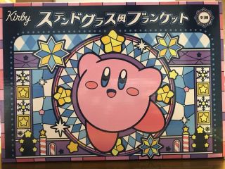 Kirby Of The Stars Stained Glass - Style Blanket Taito Game Character